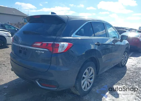 2016 Acura Rdx Technology Acurawatch Plus Packages/Technology Package из США, поврежденный, VIN 5J8TB3H52GL018521